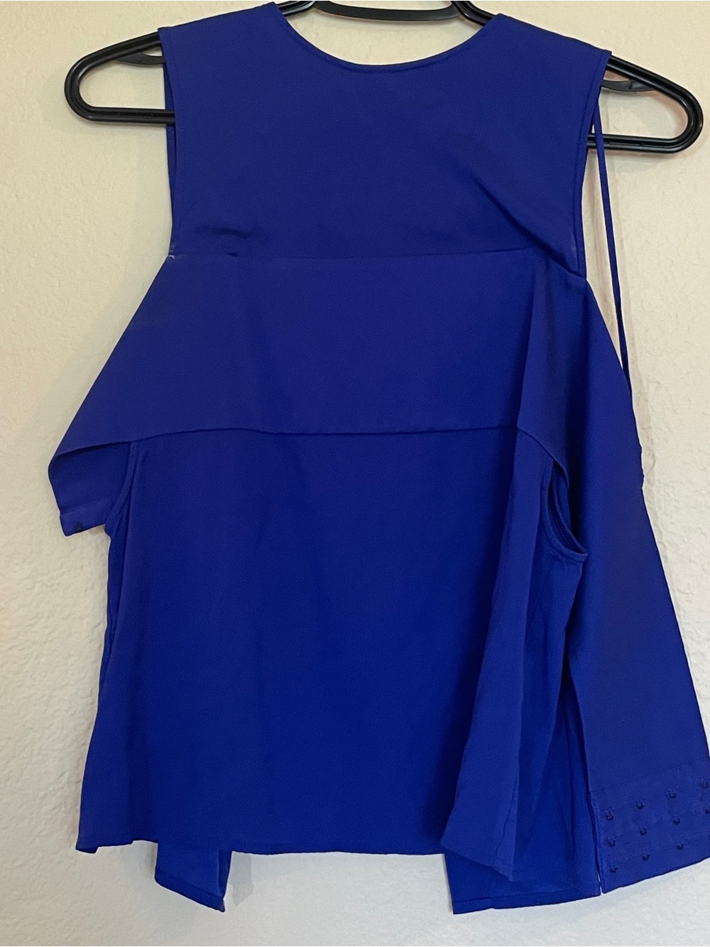 Blue Sleeveless Layered Women's Dress